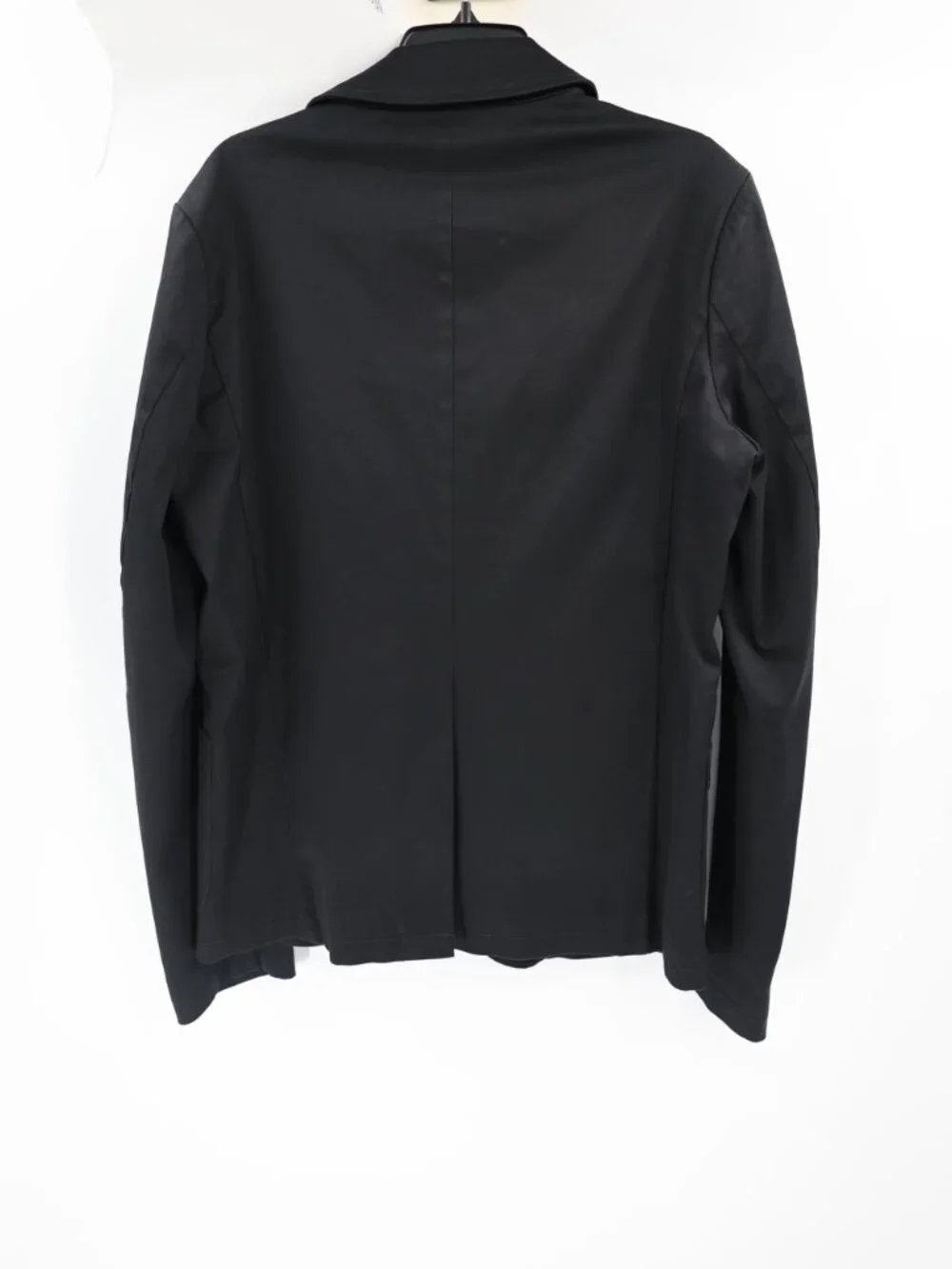 Diesel Sport Coat Mens Large Cotton black zip patch pockets casual blazer jacket